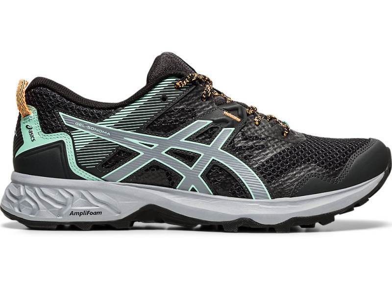 Sapato Para Trilha Asics GEL-SONOMA 5 trail Mulher Pretas, 3867A052.017